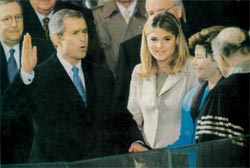 Джордж Буш и Дженна